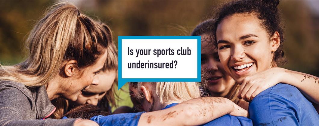 Is Your Sports Club Underinsured Speech Bubble Banner