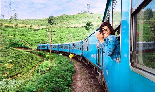 Higos Woman on a train Higos branch finder