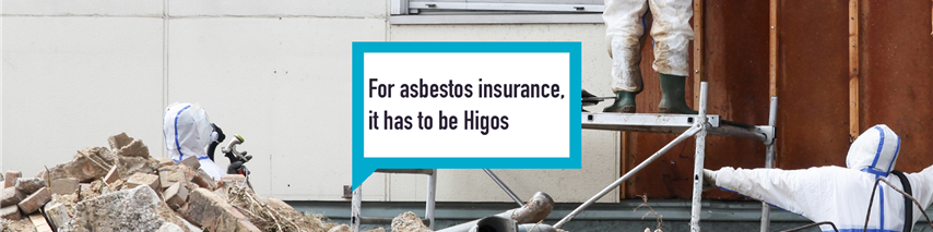 Asbestos Speech Bubble Banner